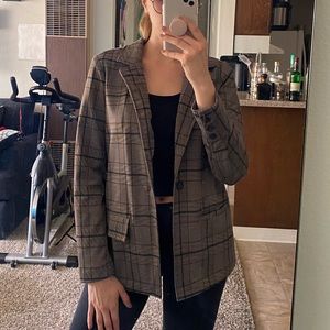 Plaid blazer